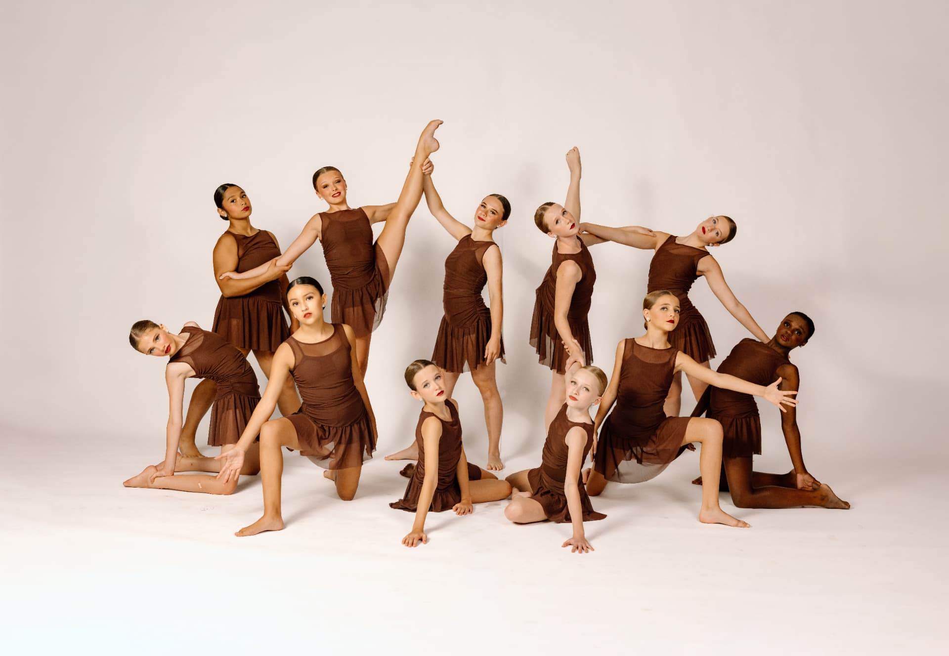 IMPACT Dance Studio cast group number posed together